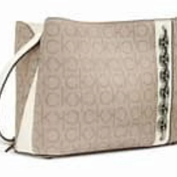 Calvin Klein Signature Triple Compartment Crossbody NWT - Picture 4 of 6